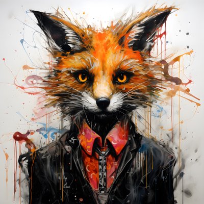 Anthropomorphisme du renard magique 1 - Kurt Heppke