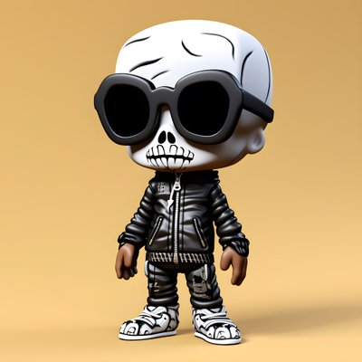 Chibi petit squelette 2 - Kurt Heppke