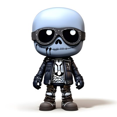 Chibi petit squelette 4 - Kurt Heppke