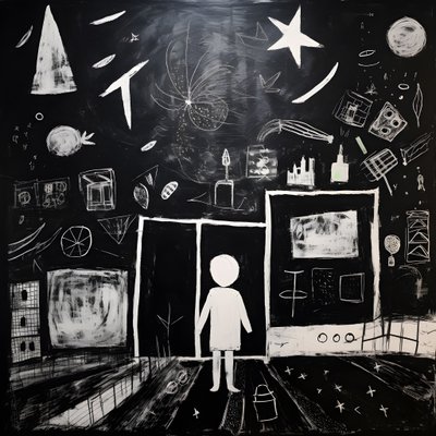 un dessin fait par un enfant de 3 ans 1 - Kurt Heppke