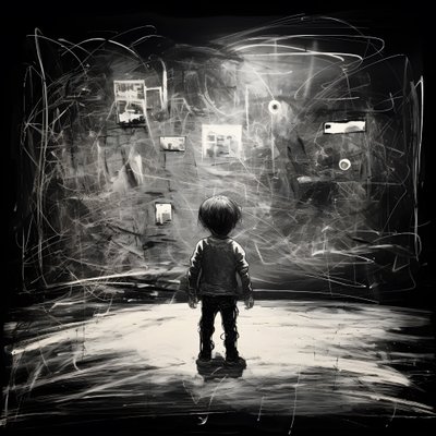 un dessin fait par un enfant de 3 ans 2 - Kurt Heppke