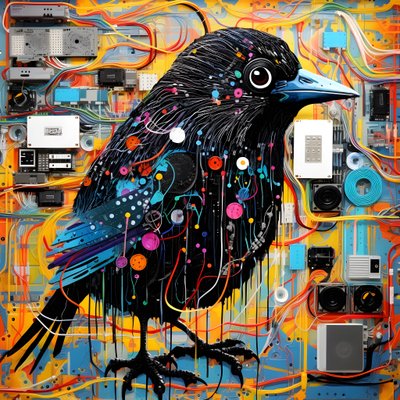Graffiti oiseau 1 - Kurt Heppke