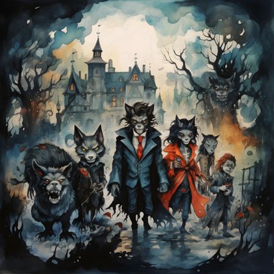 Halloween avec vampires et loups-garous 3 - Kurt Heppke