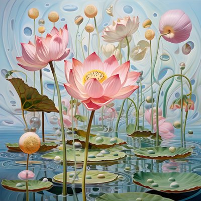 gousses de graines de lotus 1 - Kurt Heppke