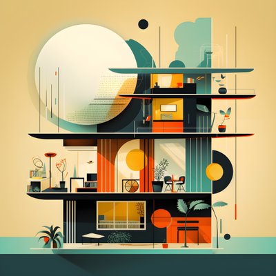 graphisme de design moderne du milieu du siècle 1 - Kurt Heppke