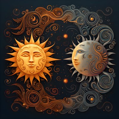 Soleil et lune 1 - Kurt Heppke