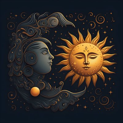 Soleil et lune 4 - Kurt Heppke