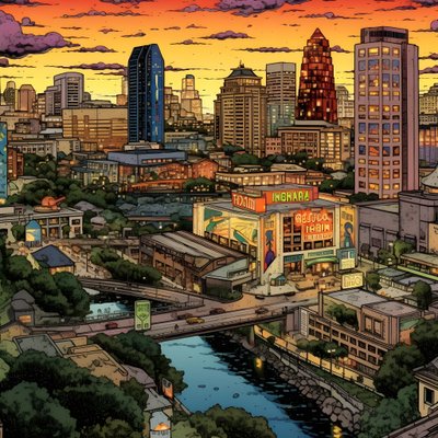vue de la ville 3 - Kurt Heppke