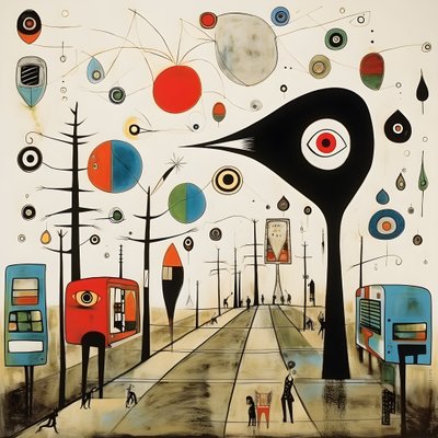 Illustrations surréalistes de Joan Miró 1 - Kurt Heppke