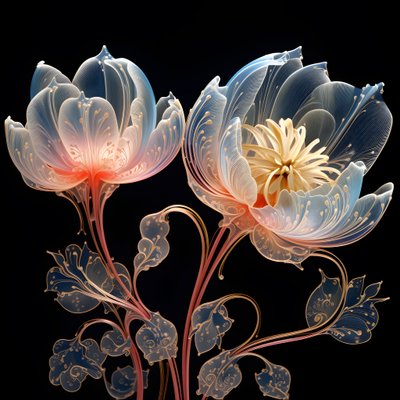 tulipes enchevêtrées 3 - Kurt Heppke