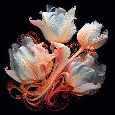 tulipes enchevêtrées 4 - Kurt Heppke