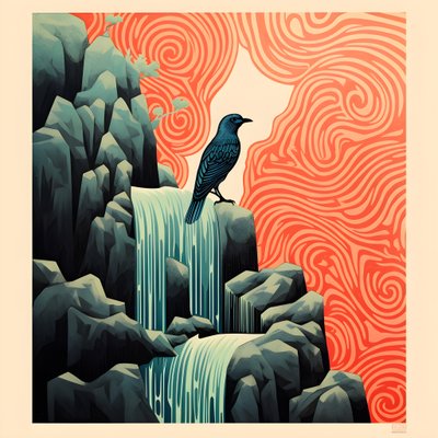 Illustration ultra-minimaliste d
