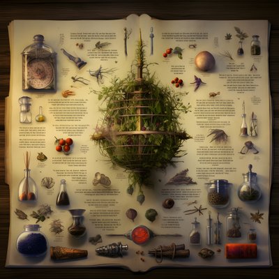 Représentations visuelles de théories sur le manuscrit, telles que des guides de médecine végétale, des langues extraterrestres et des canulars sophistiqués 2 - Kurt Heppke