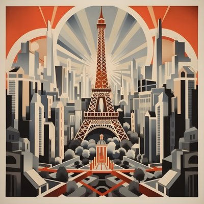 Affiche publicitaire, Paris, France 2 - Kurt Heppke