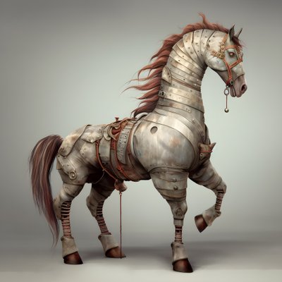 cheval anthropomorphe 2 - Kurt Heppke
