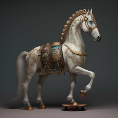 cheval anthropomorphe 3 - Kurt Heppke