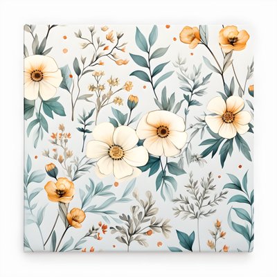Aquarelle boho fleurs sauvages 1 - Kurt Heppke