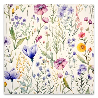 Aquarelle boho fleurs sauvages 4 - Kurt Heppke