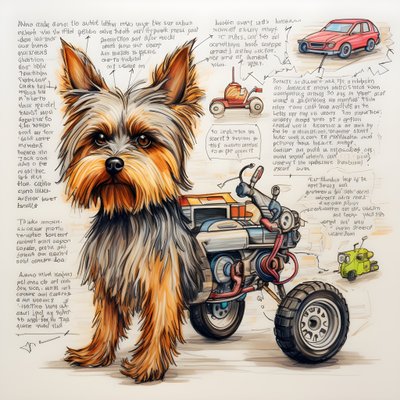 Explication pour un chien Yorkie mécanique 1 - Kurt Heppke