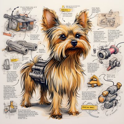 Explication pour un chien Yorkie mécanique 3 - Kurt Heppke