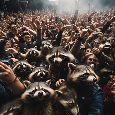 une horde de ratons laveurs à un concert de rock 2 - Kurt Heppke