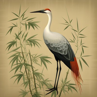 Belle illustration japonaise d