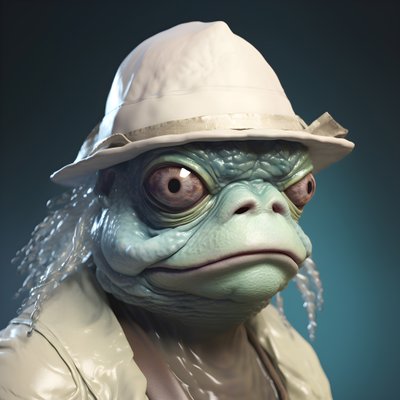 Vieille créature de grenouille laide 1 - Kurt Heppke