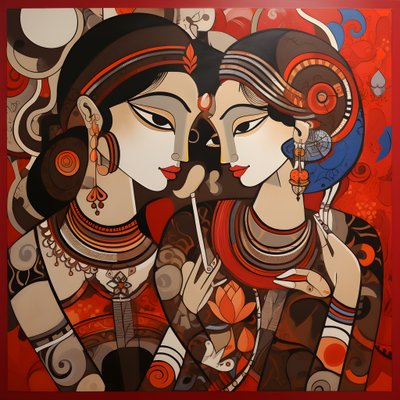 Krishna et Rupa 1 - Kurt Heppke