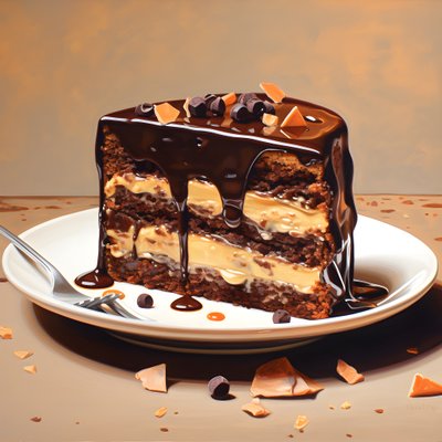 Gâteau au chocolat, caramel et rhubarbe 4 - Kurt Heppke