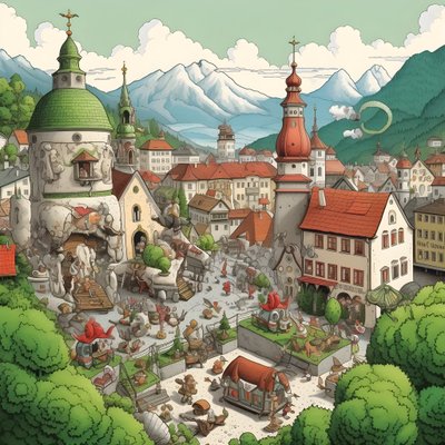 Autriche, dessin animé 2 - Kurt Heppke