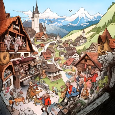 Autriche, dessin animé 4 - Kurt Heppke