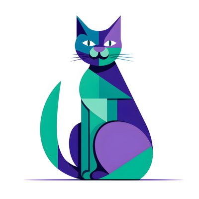 Chat argenté dans un style moderniste 4 - Kurt Heppke