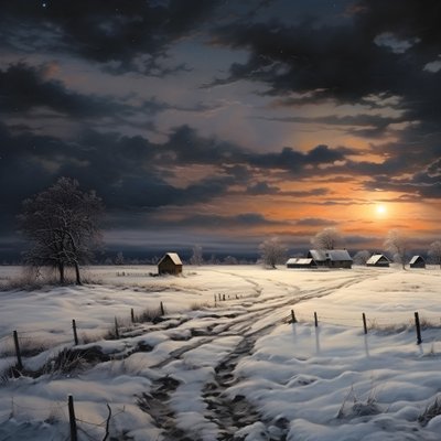 Paysage enneigé. Une ferme médiatique 2 - Kurt Heppke