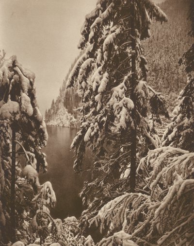 Le Königssee près de Berchtesgaden (photo n/b) - Kurt Hielscher