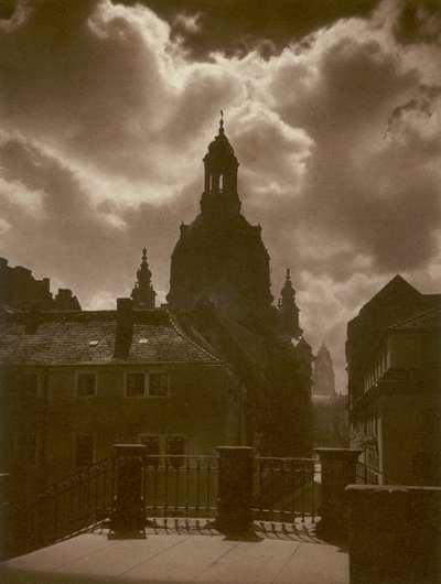 Dresde, Frauenkirche (photo n/b) - Kurt Hielscher