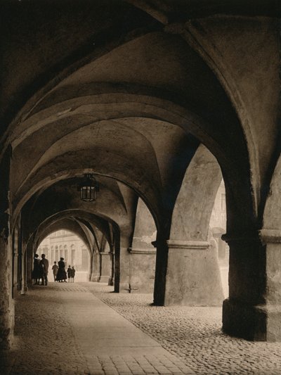 Goritz - Arcades sur la place du marché, 1931 - Kurt Hielscher