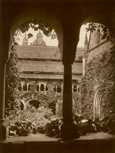 Hildesheim, Cathédrale, Cloître (photo n/b) - Kurt Hielscher