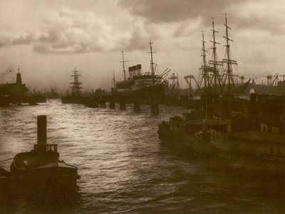 Dans le port de Hambourg - Kurt Hielscher