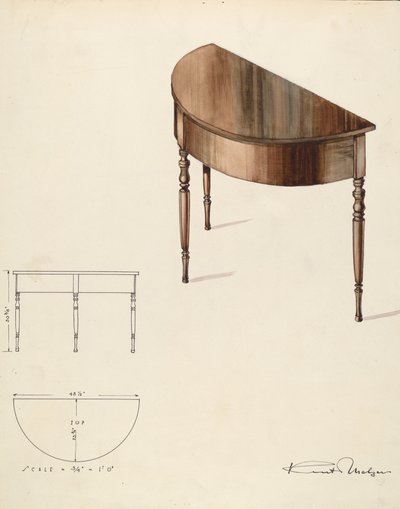 Bishop Hill : Table, 1936 - Kurt Melzer