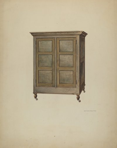 Cabinet, vers 1940 - Kurt Melzer