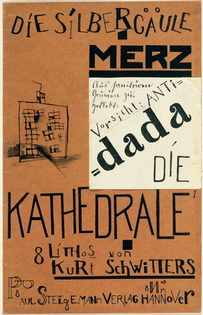 Couverture de "Die Kathedrale" par Kurt Schwitters, publié vers 1920 - Kurt Schwitters