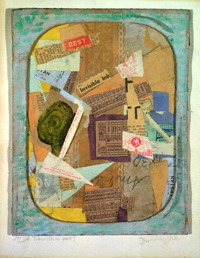 Encre invisible, 1947 - Kurt Schwitters