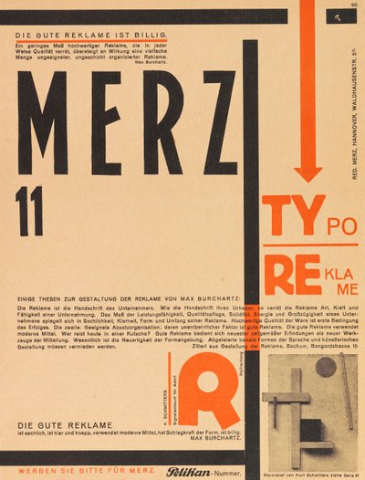 Merz 11. Typoreklame - Kurt Schwitters
