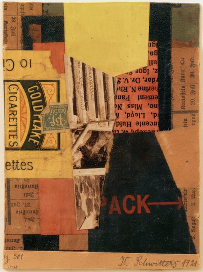 Merz 301 - Pommes de terre - Kurt Schwitters