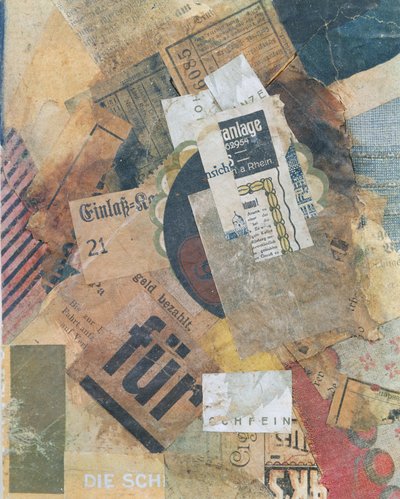 Merz 94 Grunfleck, 1920 - Kurt Schwitters