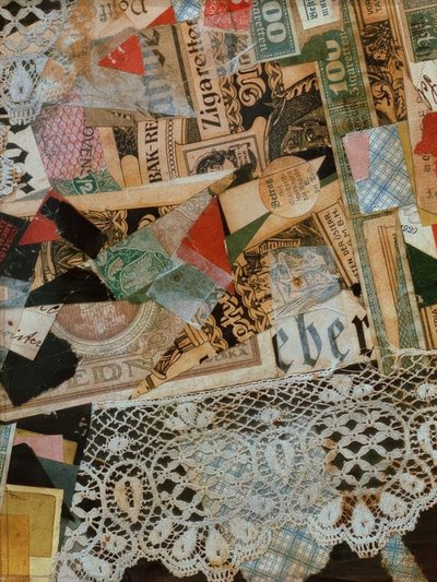 Dessin Merz 297 Jaune - Kurt Schwitters