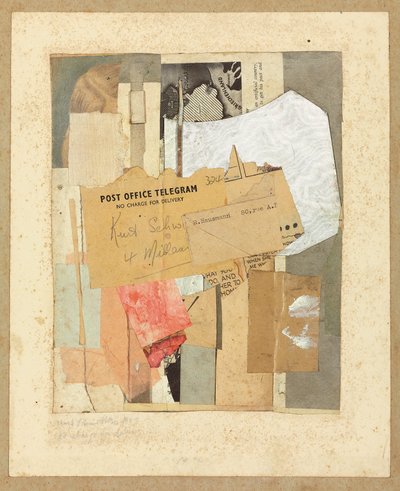 Pas de frais de livraison, 1947 - Kurt Schwitters