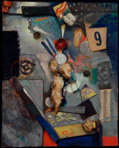 Sans titre (Merzbild 9) - Kurt Schwitters