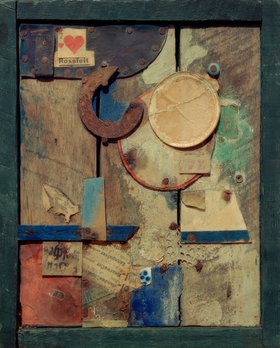 Sans titre (Merzbild Rossfett) - Kurt Schwitters