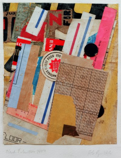 Hors du rouge - Kurt Schwitters
